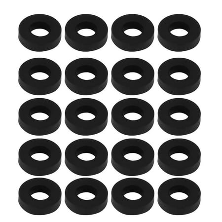 

Uxcell Black Rubber Round Flat Washer Assortment Size 5x10.5x2.5mm Flat Washer 20pcs
