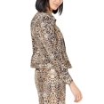thumbnail image 2 of INC Iternational Concepts Women's Leopard Print Jacket Brown Size X-Small, 2 of 3