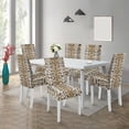 thumbnail image 3 of Chair Covers for Dining Room Set of 6, Stretch Dining Chair Cover 6 Pieces, Washable Kitchen Parsons Chair Slipcovers 6 Pack, Removable Seat Protector for Home and Party, 3 of 6