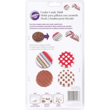Wilton Dot/Stripe Cookie Candy Mold (2115-0006)
