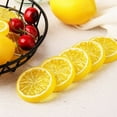 thumbnail image 4 of Simulation Lemon Slices,30Pcs Mini Simulation Fruit Slices for Kitchen Decor,QZS Portable Artificial Lemon Ornament for Photography Props,Festival Decoration (Green,Yellow,Orange), 4 of 6