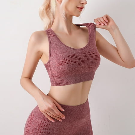 

Women s Seamless Sports Bras Moisture-Wicking Workout Crop Tops for Workout Gym Activewear