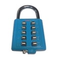 thumbnail image 1 of Candados DE Seguridad VenteDepot SecurityCode 3Pzas 10 Teclas Azul, 1 of 2