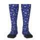 thumbnail image 1 of Balery Golden Snowflakes Royal Blue Calcetines novedosos Calcetines deportivos Calcetines hasta la rodilla Calcetines de algodón Calcetines originales y geniales, 1 of 6