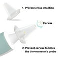 thumbnail image 2 of Mistaha Ear Themometer Probe Cover Replacement for BR Ear Themometer 20PCS Per Set, 2 of 8