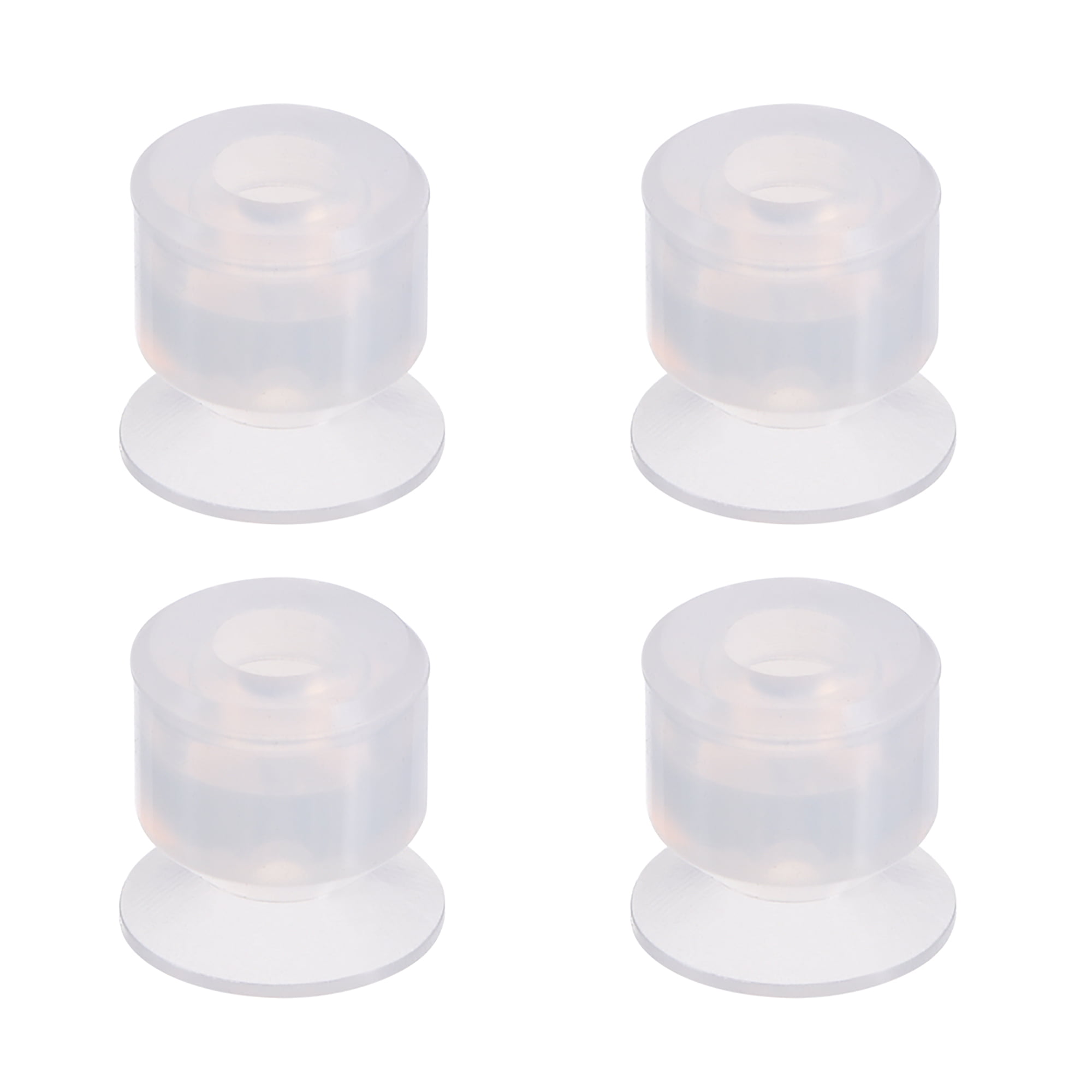 Clear Silicone Miniature Vacuum Suction Cup 12x5mm Bellow Suction Cup ...