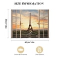 thumbnail image 3 of Nawypu  Canvas Nature Wall Art Modern Paintings &amp; Prints Decorations Cloudy Eiffel Tower Glam Window View Romantic Wall Hanging Artwork for Bedroom Office Kitchen, 3 of 6