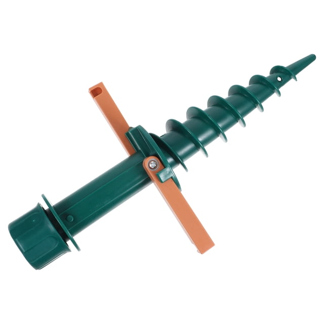 Minkissy Umbrella Anchor For Sand Ground Spike Parasol Umbrella Base Green 1Pcs Support For Beach Umbrella
