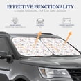 thumbnail image 4 of Balery Cute Koala Parasol para parabrisas de coche de 2 piezas | Parasol plegable para parabrisas delantero de coche para la mayoría de sedanes-Medium, 4 of 6