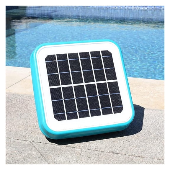 Floating Solar Water Clarifier Cleaner and Purifier Keeps Water Clear, Compatible with & Salt Water Pools & Spas