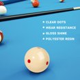 thumbnail image 6 of GSE Games & Sports Expert 2-Piece Practice Training Billiard Pool Ball. PRO Cup Standard Billiard Cue Ball with 6 Dots. Great for Game Rooms, Bars - Red/Red, 6 of 7