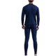 thumbnail image 3 of Conjuntos de ropa interior térmica para hombre, cuello medio liso, mangas largas, pantalones con cintura elástica, conjunto de ropa interior cálida de alta elasticidad, traje de poliéster para hombre, 3 of 8