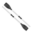 thumbnail image 4 of 2 Pcs Aluminum Alloy Detachable Float Afloat Oars Fitting Boat Rafting Paddle Canoe Oar Boat Paddle, 4 of 5