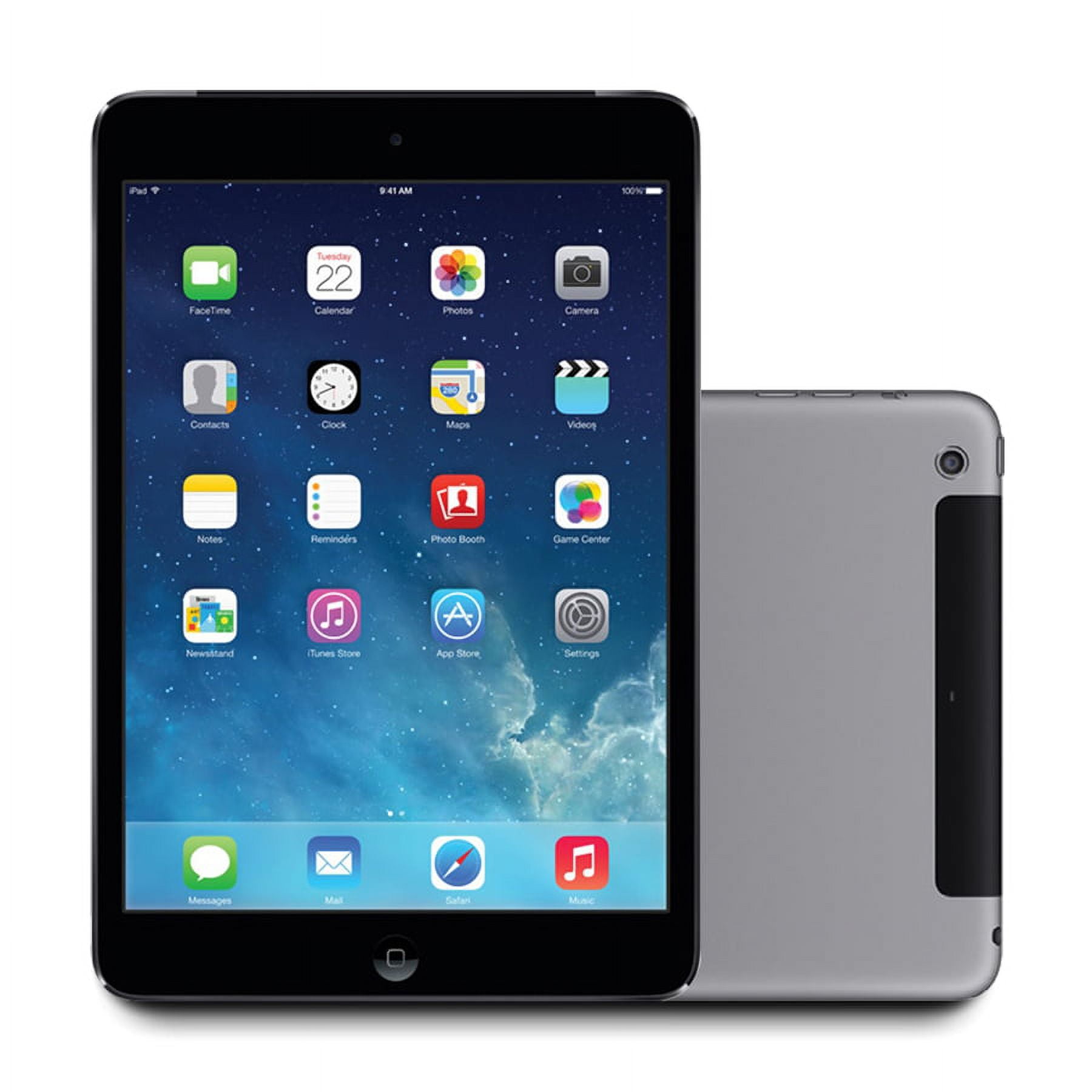 Restored Apple iPad Mini 2 32GB Wi-Fi + 4G Cellular, 7.9in - Space