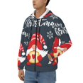 thumbnail image 3 of Naloa Three Cute Christmas Gnomes Men’s Hoodies, Zip up Hoodie, Sweatshirts,Hoodies for Men Sizes S-3XL-Large, 3 of 5