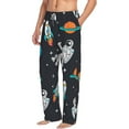 thumbnail image 3 of Kdxio Space Print Men's Sleep Pajama Pant Lounge Pants with Pockets, 3 of 8