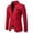 Red, variant on Herrnalise New Men's Casual Suit Jacket Fashion Solid Color Single Two Button Slim Fit Suit Jacket Blazer White