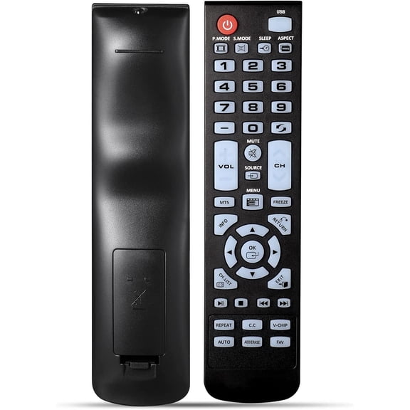 Replacement Remote Control Fit for All Element TV 100 Series E1AC19N E1AA24N E1AA24N-G ELEFT2416 E1AA32N E4AA43N E4AA50N E4AA55N E4AA65N