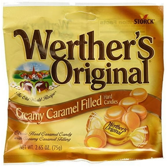 Werther's Original Creamy Caramel Filled Hard Candies, 2.65 Oz.