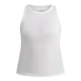 thumbnail image 3 of Time and Tru Women's High Neck Ribbed Tank Top, Sizes XS-XXXL, 3 of 5