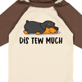 thumbnail image 4 of Inktastic Napping Dis Tew Much Rottweiler Boys or Girls Long Sleeve Baby Bodysuit, 4 of 5