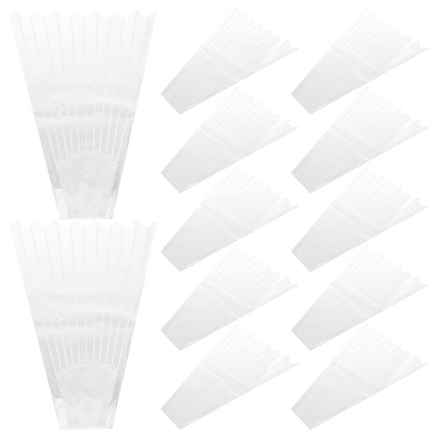 100 piezas de papel de regalo para ramos, bolsas decorativas con flores para el festival de San Valentín.