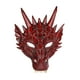 thumbnail image 5 of Máscara de dragón 3D jinwen de media cara para Adultos Cosplay de Halloween Rojo, 5 of 8