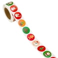 thumbnail image 2 of 500Pcs Christmas Stickers DIY Cake Biscuit Sealing Labels Gift Box Adhesive Stickers, 2 of 7