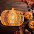 thumbnail image 4 of ACDANC 2026 New Fall Harvest Pumpkin Wooden Serving Platter,Christmas Snack Fruit Meat Cheese Board Charcuterie Board Sectional Dish Plate for Thanksgiving Christmas Cheese Plate, 4 of 6