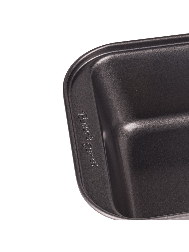Baker's Secret Gray Nonstick Carbon Steel 5 x 9 Inch Loaf Pan
