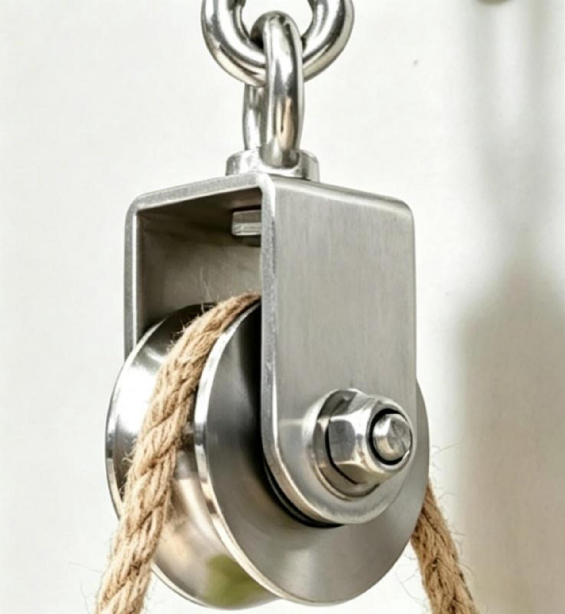 Hyper Tough Cable Pulley Wheel, Stainless Steel, 2 Pack