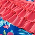 thumbnail image 6 of 4-12Y Big Little Girls One Piece Swimsuits Hawaiian Ruffle Swimwear Beach Bathing Suit UPF 50+, 6 of 7