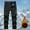 Black, variant on Herrnalise Men's Snow Ski Pants Softshell Fleece Lined Reinforced Hiking Pants Outdoor Windproof Insulated Snowboard Pants Valentine's Day For Him M-6XL