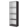 thumbnail image 3 of 4-Tier Tall Bookcases 71.1" Freestanding Storage Living Shelves Bookcase, 3 of 6