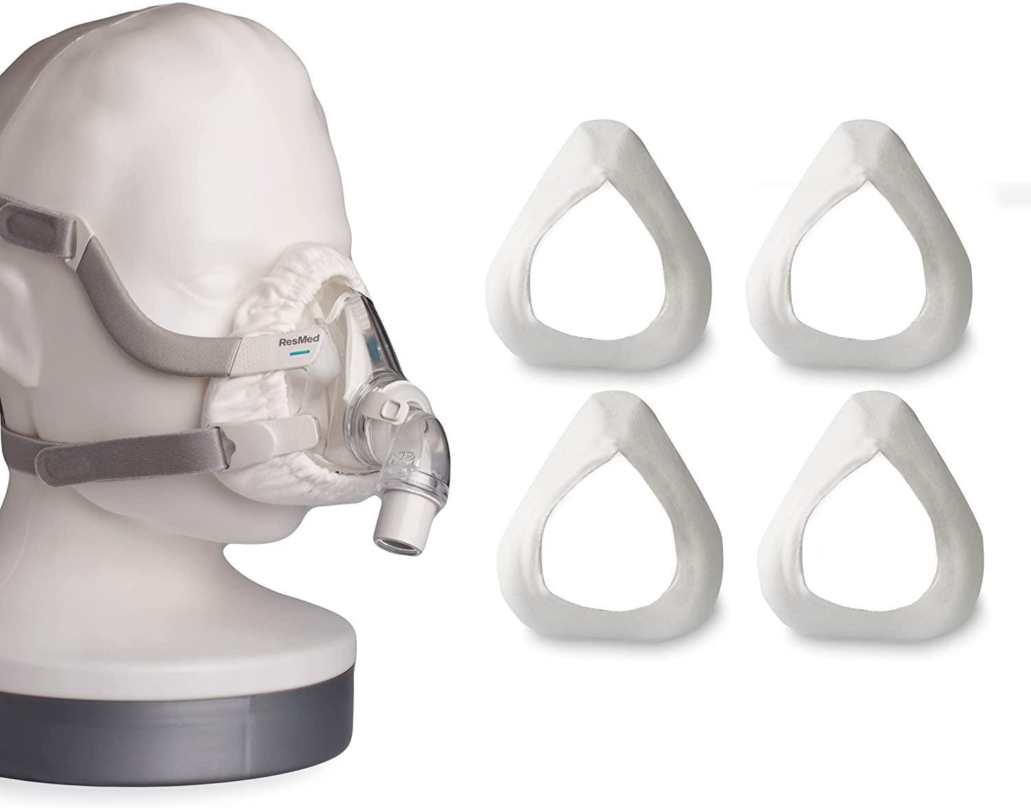 FullFace CPAP Mask Liners by Snugell One Size Fits Most Fabric