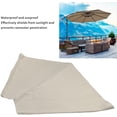 thumbnail image 3 of HUGFEGWE Waterproof Double Layer Polyester Patio Umbrella Canopy for 8 Ribs, Sunproof, Replacement Top with Easy Installation CA919-77577, 3 of 9
