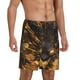 thumbnail image 2 of Fotbe Cool Black Gold Dragon Pantalones Cortos de Pijama para Hombre, Ropa de Dormir, Pantalones de Pijama Cortos para Hombre-Large, 2 of 6