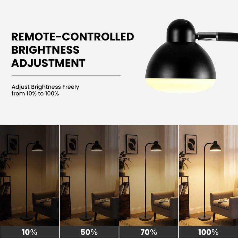 Tall Floor Lamp with Remote Control and Dimmer photo 2