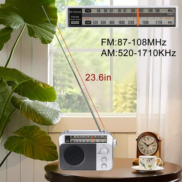 Retekess TR604 Small Operated AM FM Portable Radio with Best Retekess TR604 Small Operated AM FM Portable Radio with Best
