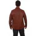 thumbnail image 2 of Scully 1044-40-XXL Mens Leather Shirt-Jacket, Cognac - 2XL, 2 of 2