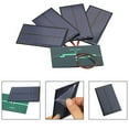 thumbnail image 4 of 5Pcs Solar Panels with 10Cm Wire 5V 200Ma Photovoltaic Solar Cells Kit 110X80Mm, 4 of 9