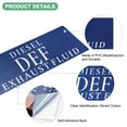 thumbnail image 2 of Uxcell 20-Pack Blue Diesel DEF Exhaust Fluid Sticker, 6x2" DEF Label for Diesel Engines [Blue and White], 2 of 2