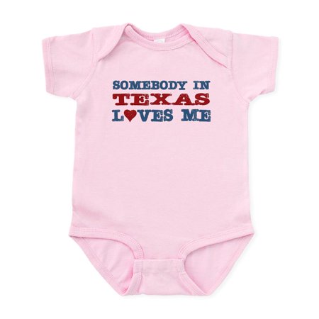 

CafePress - Somebody In Texas Loves Me Infant Bodysuit - Baby Light Bodysuit Size Newborn - 24 Months