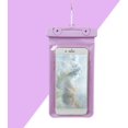 thumbnail image 5 of Waterproof Phone Pouch, Phone Waterproof Pouch, Waterproof Phone Cases Dry Bag with Lanyard, Universal Waterproof Cases Phone Dry Bag Pouch, Underwater Phone Protector Purple, 5 of 5