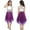 Purple, variant on Aislor Big Girls Kids Sparkly Metallic Irregular Hem Lyrical Ballet Dance Dress Latin Modern Contemporary Dancewear A Red 12