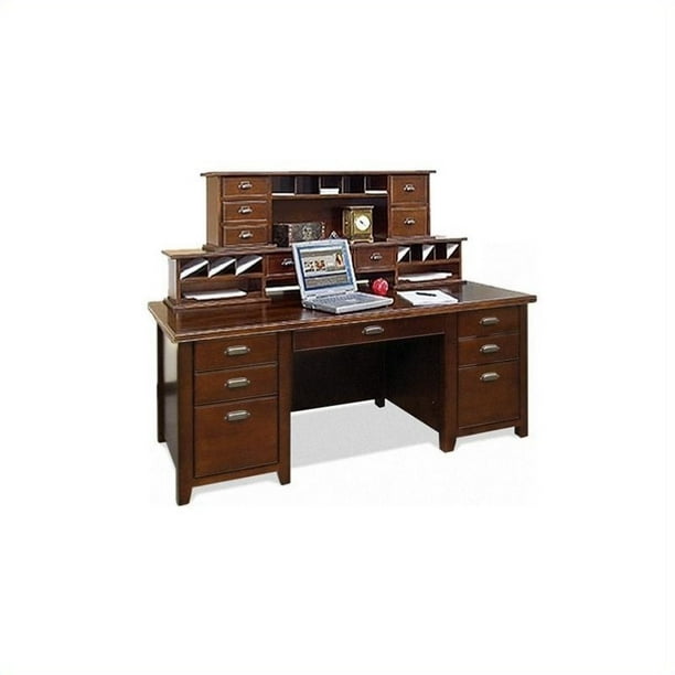 Kathy Ireland Home By Martin Tribeca Loft 69 Wood Executive Desk With Hutch In Cherry Walmart Com Walmart Com kathy ireland home by martin tribeca loft 69 wood executive desk with hutch in cherry