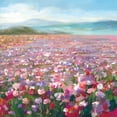 thumbnail image 2 of Nai, Danhui 12x12 Black Ornate Wood Framed with Double Matting Museum Art Print Titled - Headland Wildflowers, 2 of 4