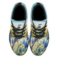 thumbnail image 2 of Texas Spring Northern Mockingbird and Bluebonnet Shoes Sneakers Black Size 4, 2 of 7