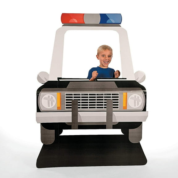 Police Car Photo Stand Up - Party Decor - 1 Piece