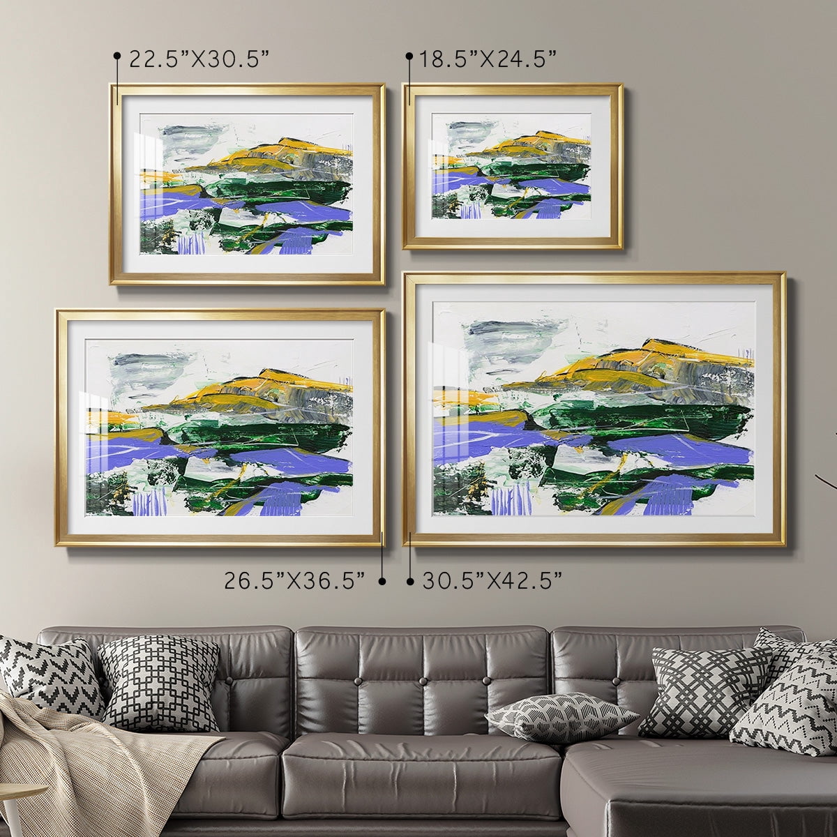 Silent Mountain VI Premium Framed Print - Ready to Hang